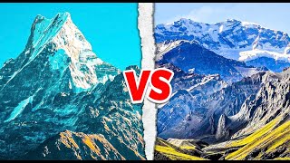 Andes vs Himalayas The Ultimate Mountain Showdown [upl. by Parsaye]