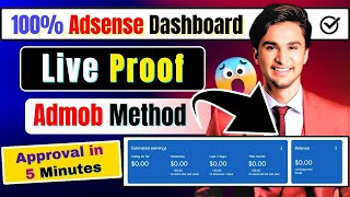 Admob Adsense Active Dashboard Trick  Unlimited Adsense Active Dashboard adsense wiqi admob [upl. by Joliet823]