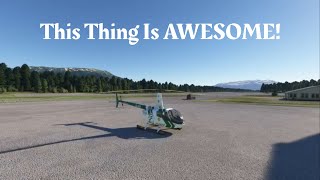 I Flew the R66 Helicopter in MSFS AWESOME [upl. by Ainahpets330]