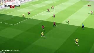 AC Milan vs Borussia Dortmund  Highlights Champions League 2324  Football Simulation PES 21 [upl. by Elwee]