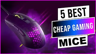 Top 5 Best Cheap Gaming Mice 2024 [upl. by Ericha241]