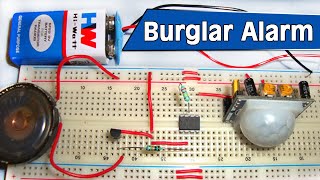 How to Make a Burglar Alarm Project [upl. by Htrow]