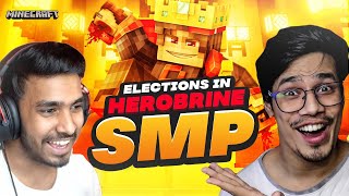 Elections Day  Herobrine SMP Day 4 [upl. by Anigriv]