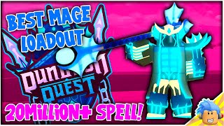 NEW Best Mage Loadout AQUATIC TEMPLE on Dungeon Quest  Roblox [upl. by Sherill]