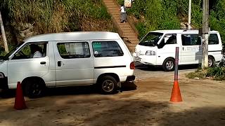 Srilanka Driving test  How to reverse a van  L shape [upl. by Proudfoot]