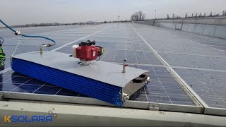 New Solar Panel Cleaning Equipment  Solar Panel Cleaning Machine For Roof Top Solar Photovoltaics [upl. by Heigl145]