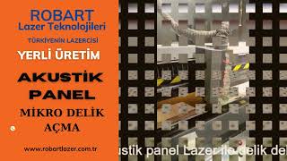 AKUSTİK PANEL MİKRO DELİK AÇMA [upl. by Rame]