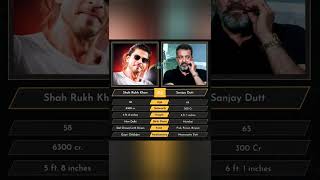 Shahrukh Khan 😍 Vs Sanjay dutt 🤗starbollywood song hindisong [upl. by Allenotna]