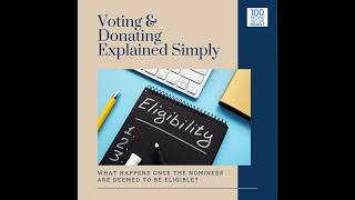 Voting amp Donating Explained Simply [upl. by Maurilia990]