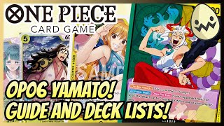 One Piece Card Game OP06 Yamato Guide and Deck List [upl. by Haseena190]