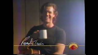 1996 Folgers Coffee quotRandy Travis  On the Roadquot TV Commercial [upl. by Yrokcaz533]