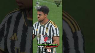 WESTON McKENNIE SCORES Juventus vs PSV Eindhoven [upl. by Novaat]