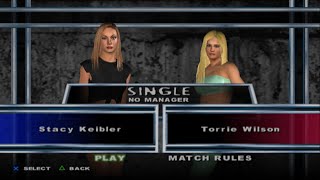 Stacy Keibler vs Torrie Wilson Single [upl. by Swanhilda]