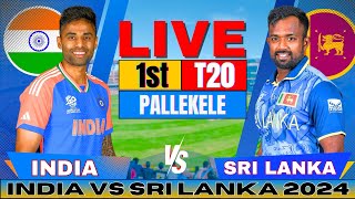 🔴 Live India vs Sri Lanka 1st T20  Live Match Score amp Commentary  IND vs SL Live match Today [upl. by Judsen555]