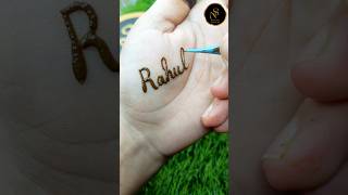 Name mehndi design mehndi hennatattoo henna love mehndidesign [upl. by Assedo259]