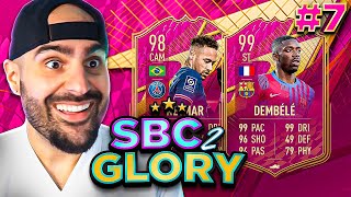 FUTTIES 98 NEYMAR VS 99 DEMBELE 83X20 Swaps SBC To Glory FIFA 22 Ultimate Team [upl. by Garvin]