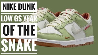 NIKE DUNK LOW GS YEAR OF THE SNAKE [upl. by Aneerol]