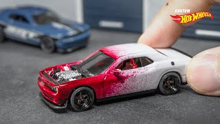 Dodge Challenger SRT Hellcat Hot Wheels Custom by Tolle Garage [upl. by Skipton]