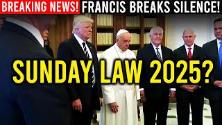 ALERT POPE BREAKS HIS SILENCE CLIMATE SUNDAY DIALOGUE WITH NEW PRESIDENT DONALD TRUMP [upl. by Nnahteb]