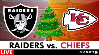 Raiders vs Chiefs Live Stream Scoreboard FREE Christmas Watch Party NFL Playoff Picture Week 16 [upl. by Ailliw]