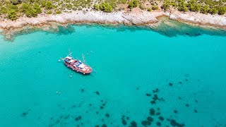 Seasides of Thassos  Greece from above [upl. by Utica]