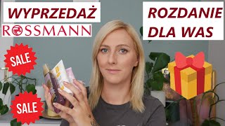 MEGA WYPRZEDAŻE W ROSSMANNIE🤑 KOSMETYKI ZA GROSZE  URODZINOWE ROZDANIE DLA WAS🎁 [upl. by Wilkie]