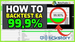 How To Backtest EA MT4 with 999 Modelling Quality  Tickstory Data [upl. by Ekard]