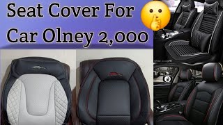 Seat Cover For car Olney 2000 Rs 🤫 seatcover installation viralvideo seatcover car [upl. by Thorn492]