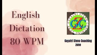 English Dictation69 80 WPM [upl. by Astiram513]