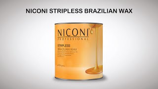 HOW TO USE NICONI STRIPLESS BRAZILIAN WAX  How to Use hair removal Wax for sensitive skin [upl. by Stedman853]