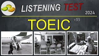 TOEIC Listening Test 35 TOEIC Asia set Japan examination 2024 [upl. by Nerin]