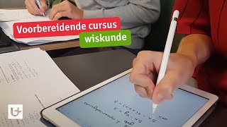 Nieuwe studenten TEW en Handelsingenieur frissen leerstof Wiskunde op [upl. by Akeinahs941]