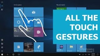Windows 10 Get around using touch and tablet mode [upl. by Dulciana]