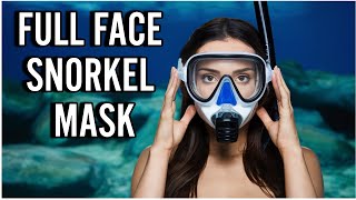 🌊🤿 Full Face Snorkel Mask Review and Demo  Worth the Hype [upl. by Elehcar]