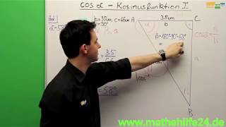 Trigonometrie Sinus Cosinus Tangens Winkelfunktionen [upl. by Nabal]