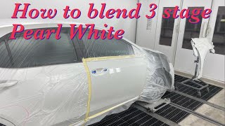 Blending 3 stage pearl white with Axalta [upl. by Merritt]