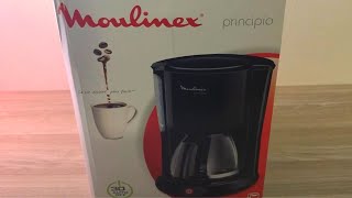 TEST MOULINEX PRINCIPIO cafetière filtre idée cadeau [upl. by Adnerb]