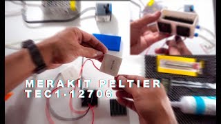 Membuat Pendingin sederhana dengan PELTIER untuk fungsi sejenis kulkas mini AC mini dispenser dll [upl. by Hamian814]