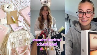 BACK TO SCHOOL HAUL🏫🎒  TikTok Compilations [upl. by Renfred]