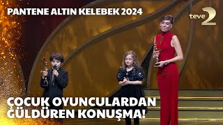 En İyi Çocuk Oyuncu – Melisa Duru Ünal ve Sarp Kaan Altınçapa  Pantene Altın Kelebek Ödülleri 2024 [upl. by Yelrahc]