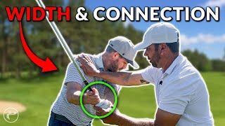 The TRUTH About Creating WIDTH In The Backswing [upl. by Inat]