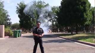 APD SWAT Officer Throws Flash Bang Grenade [upl. by Rorry]