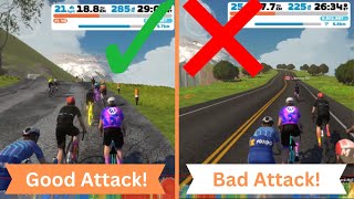 When Should You Attack In A Zwift Race  Learning Zwift [upl. by Tove]