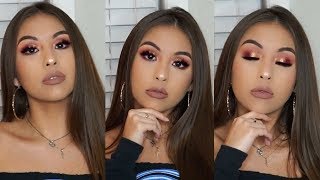 Rose Gold Homecoming Makeup Tutorial ♡ [upl. by Purse]