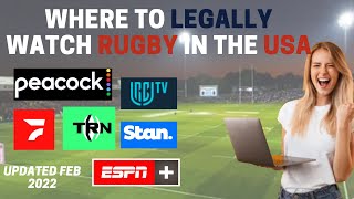 How to Stream Rugby on tv in United States of America USA rugby network peacock flo rugby ESPN [upl. by Araiek]