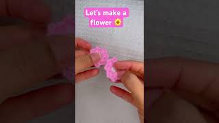 Crochet a flower shorts trendingshorts viralreels shortvideo [upl. by Aihsyla]