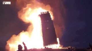 The Biggest Bonfire In The World  World Record  Aalesund In Norway [upl. by Katine]