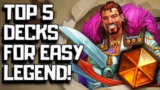 Top 5 Best Hearthstone Decks After The Latest Nerfs [upl. by Benji]