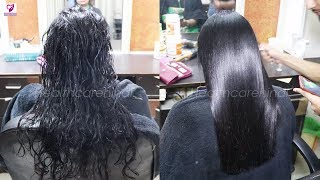 Get Shiny Hair  Hair Silk Treatment Step By Step Straight Hair [upl. by Eerb]