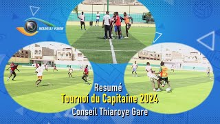 Moustarchidine Junior Résumé Match de football conseil Thiaroye Gare 2024 [upl. by Kling]